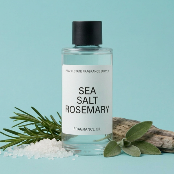 Sea Salt Rosemary Fragrance Oil - Sea Salt, Fresh Rosemary | Peach State Fragrance Supply