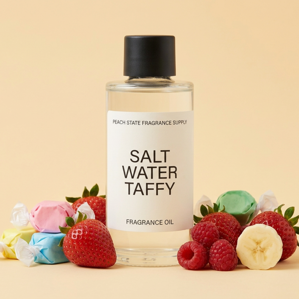 Salt Water Taffy Fragrance Oil - Strawberry, Raspberry | Peach State Fragrance Supply