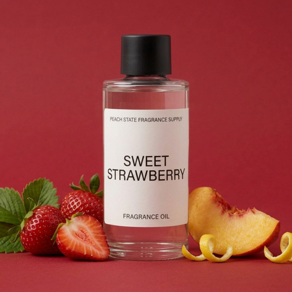 Sweet Strawberry Fragrance Oil - Citruses, green leaves | Peach State Fragrance Supply