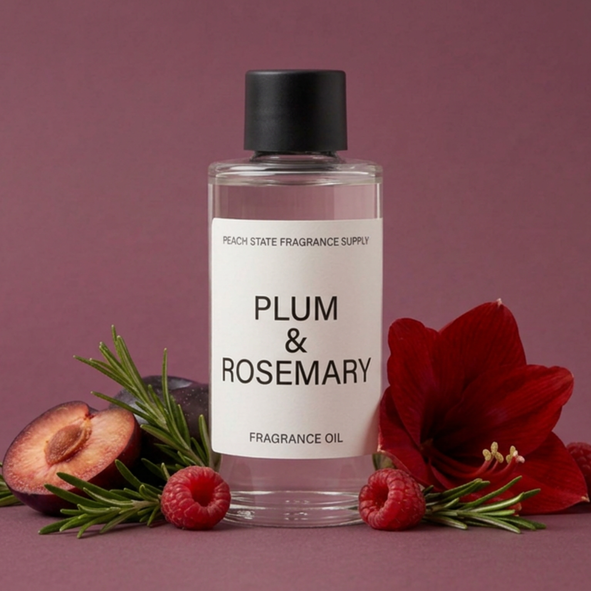 Plum & Rosemary Fragrance Oil - fresh rosemary, pomegranate | Peach State Fragrance Supply