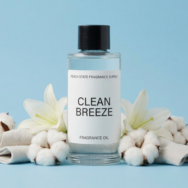Clean Breeze Fragrance Oil - Fresh Linen, Ozone | Peach State Fragrance Supply