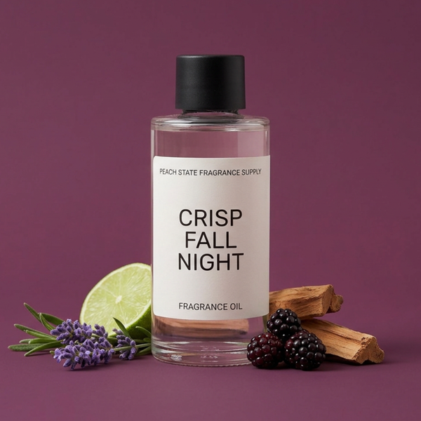 Crisp Fall Night Fragrance Oil - Lime zest, boysenberry | Peach State Fragrance Supply