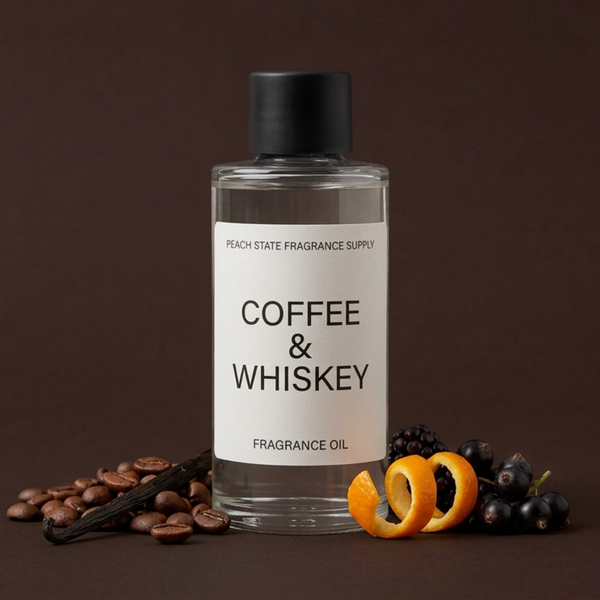 Coffee & Whiskey Fragrance Oil - Citrus, Fruity | Peach State Fragrance Supply