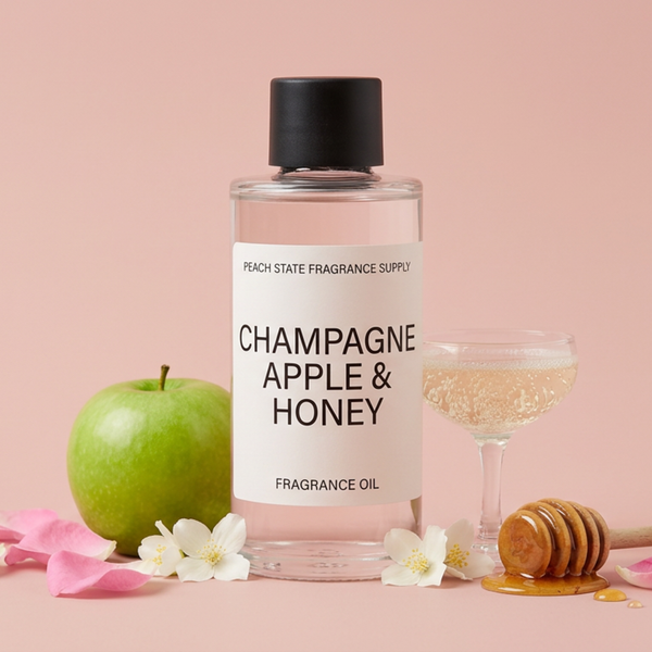 Champagne Apple & Honey Fragrance Oil - Sparkling Champagne, Fresh Apple | Peach State Fragrance Supply