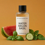 Watermelon Basil Fragrance Oil - Juicy watermelon, dewy green leaves | Peach State Fragrance Supply