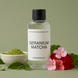 Geranium Matcha Fragrance Oil - Dewy greens, lemon zest | Peach State Fragrance Supply