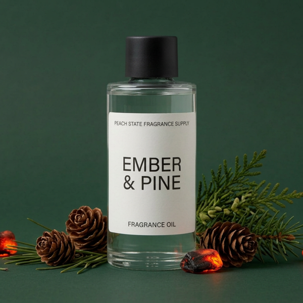 Ember & Pine Fragrance Oil - Pine needles, crisp air | Peach State Fragrance Supply