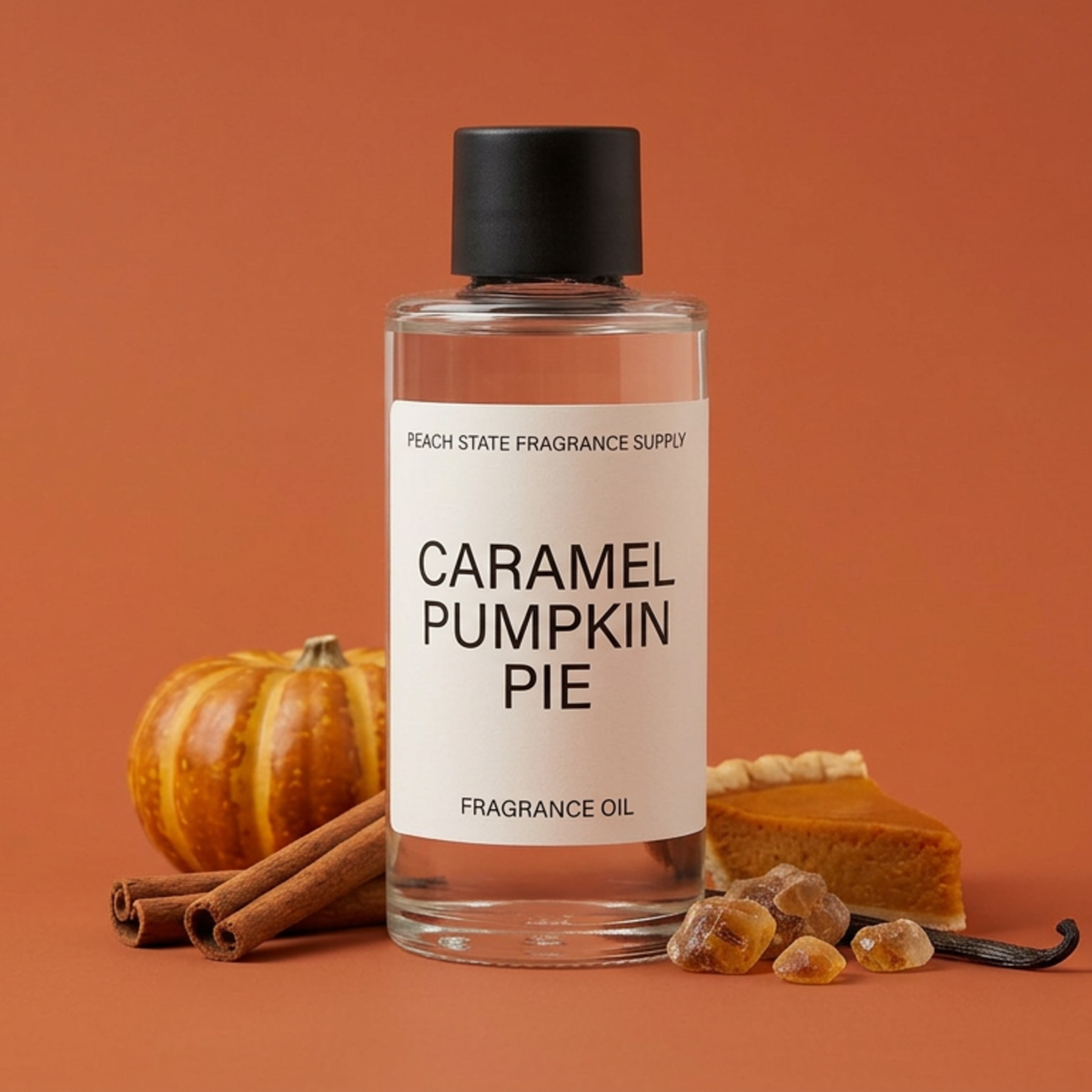 Caramel Pumpkin Pie Fragrance Oil - Spiced Pumpkin, Brown Sugar | Peach State Fragrance Supply