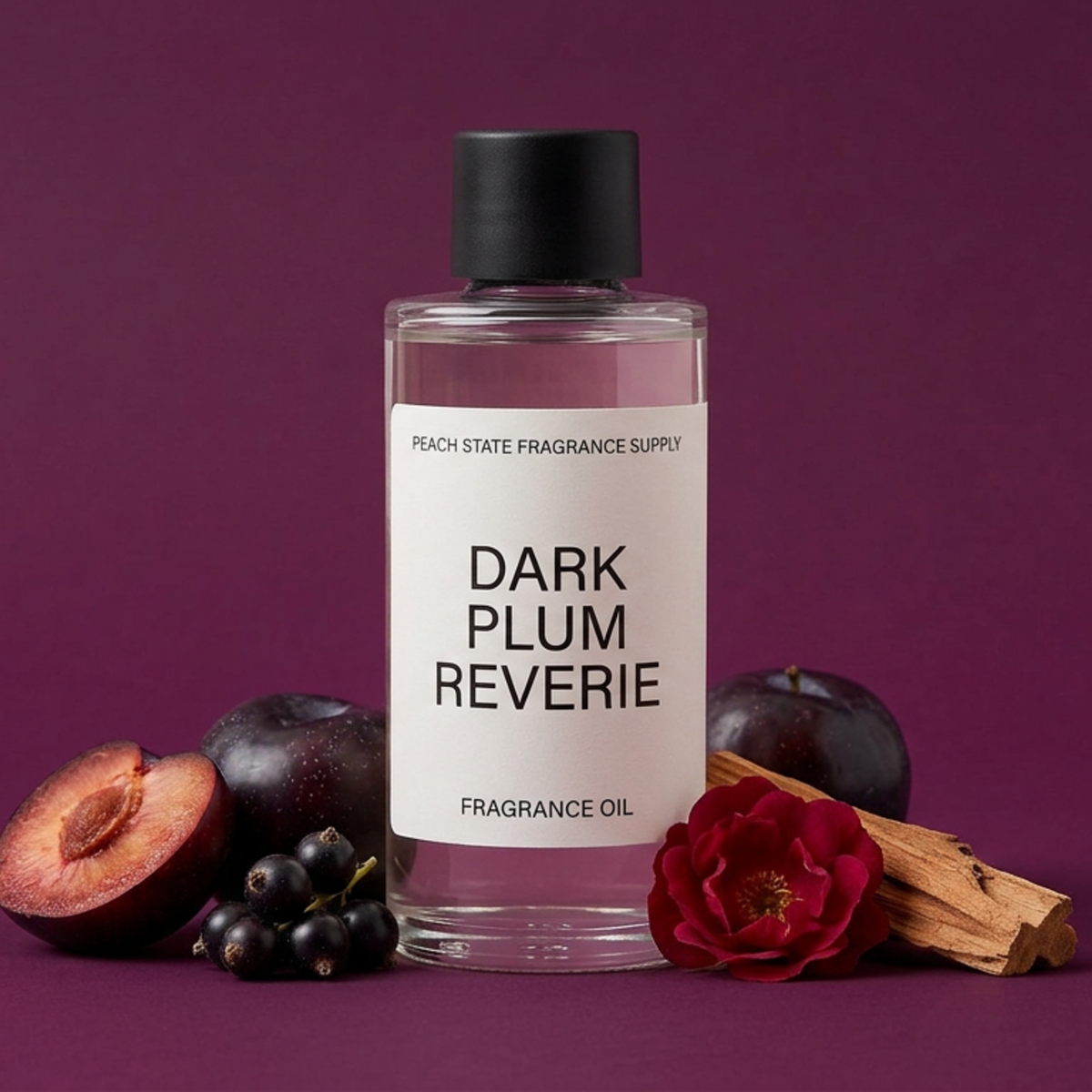 Dark Plum Reverie Fragrance Oil - Black currant, juicy apple | Peach State Fragrance Supply