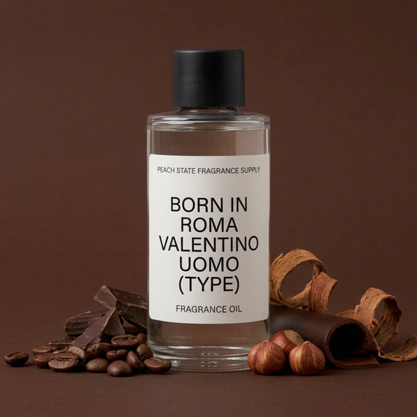 Born In Roma Valentino Uomo (Type) Fragrance Oil - Myrtle blossom, bergamot | Peach State Fragrance Supply
