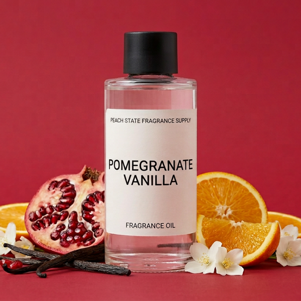 Pomegranate Vanilla Fragrance Oil - Lemon, orange | Peach State Fragrance Supply