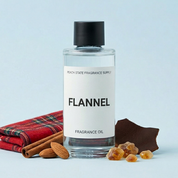Flannel Fragrance Oil - Almond, vanilla | Peach State Fragrance Supply