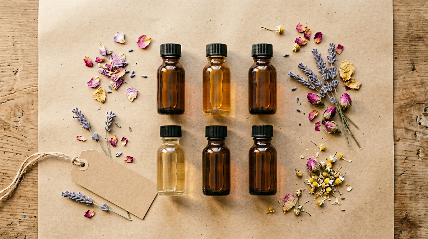 Sample pack of fragrance oils